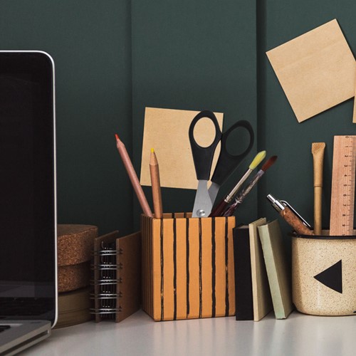 Kantoorschaar Westcott 155mm met kunststof grip rvs-4