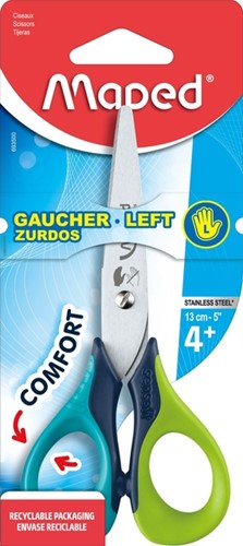 Kinderschaar Maped Sensoft 13cm links assorti