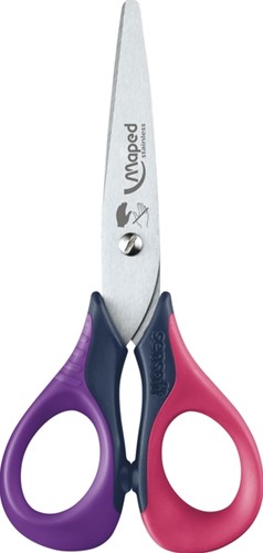 Kinderschaar Maped Sensoft 13cm links assorti-3