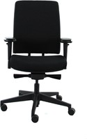 Kieft Chair 340 NPR zwart met blokkeerbare 3D armleggers 