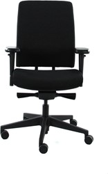 Kieft Chair 340 NPR zwart met blokkeerbare 3D armleggers 