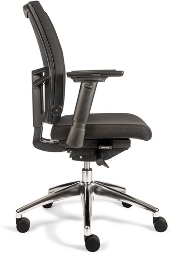 Kieft Chair 340 NPR chroom met blokkeerbare 3D armleggers -2