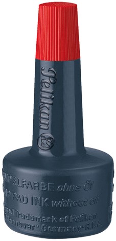 Stempelinkt Pelikan flacon 28ml rood-2