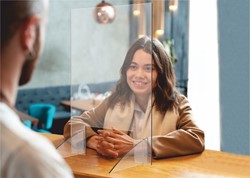 Hygienescherm OPUS 2 - 5mm - 500x750mm