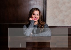 Hygienescherm OPUS 2 - 5mm - 1500x500mm