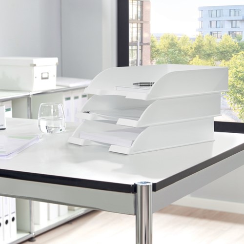 Brievenbak Leitz Plus standaard A4 wit-19