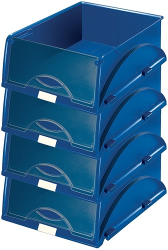 Sorteerbak Leitz 5231 Sorty met klep blauw-2