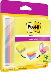Memoblok Post-it 2014 Super Sticky 76x76mm smart kubus Rio 300 vel