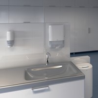 Afvalbak Tork B1 Elevation exclusief deksel 50 liter wit 563000-2