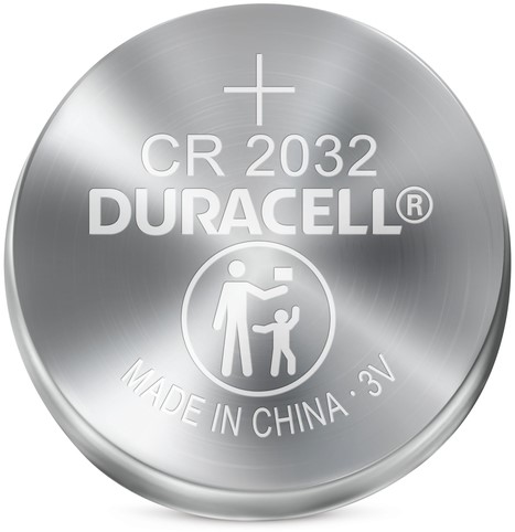 Batterij Duracell knoopcel 4xCR2032 lithium Ø20mm 3V-180mAh-2