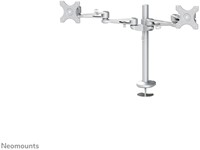 Monitorarm Neomounts D935DG 2x10-27" doorvoer zilvergrijs-3