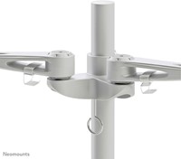 Monitorarm Neomounts D935D 2x10-27" met klem zilvergrijs-2