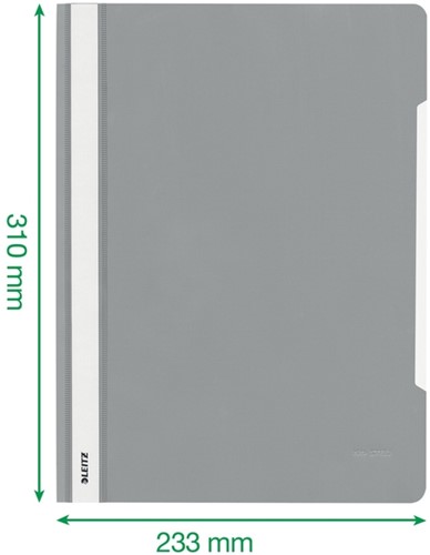 Snelhechter Leitz Standaard A4 gerecycled PP lichtblauw-1