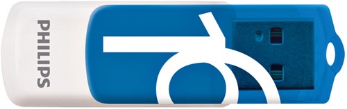 USB stick 2.0 Philips Vivid USB-A 16GB blauw-2
