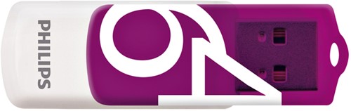 USB stick 2.0 Philips Vivid USB-A 64GB paars-2