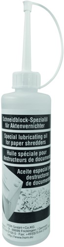 Olie voor papiervernietiger HSM 250ml