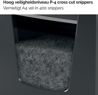 Papiervernietiger Rexel Momentum X420 snippers 4x40mm-16