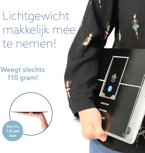 Laptopstandaard R-Go Riser Attachable-2