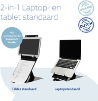 Laptopstandaard R-Go Riser DUO-2