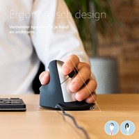 Ergonomisch muis R-Go HE Break Draad Links M-2