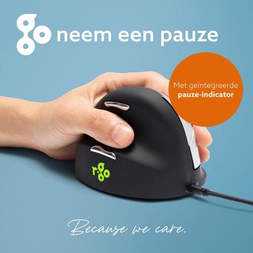 Ergonomisch muis R-Go HE Break Draad Links M-3