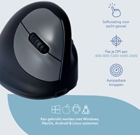 Muis R-Go Ergonomisch HE Break Wireless Rechts L-2