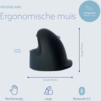 Muis R-Go Ergonomisch HE Break Wireless Rechts L-3