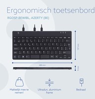 Toetsenbord R-Go Ergonomisch Split Break AZERTY-2