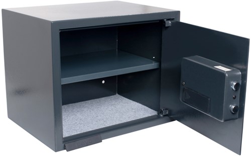 Kluis Pavo elektronisch 430x350x330mm donkergrijs-2