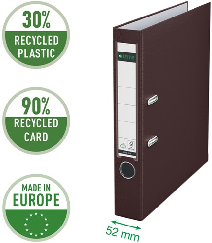 Ordner Leitz 1015 180° 50mm PP A4 bruin-3