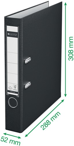 Ordner Leitz 1015 180° 50mm PP A4 oranje-4