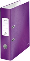 Ordner Leitz Wow 180° gelamineerd 80mm A4 paars-2