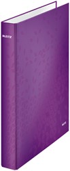 Ringband Leitz WOW A4 maxi 2-rings D-mechaniek 25mm paars