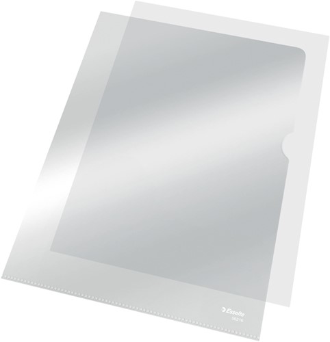 Insteekmap L-model Esselte standaard copy safe 0.11mm PP  A4 transparant 10 stuks-3