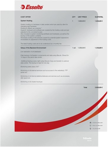 Insteekmap L-model Esselte standaard copy safe 0.11mm PP  A4 transparant 10 stuks-4