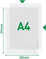 Insteekmap L-model Leitz Premium copy safe 0.17mm PP A4 transparant 100 stuks-7