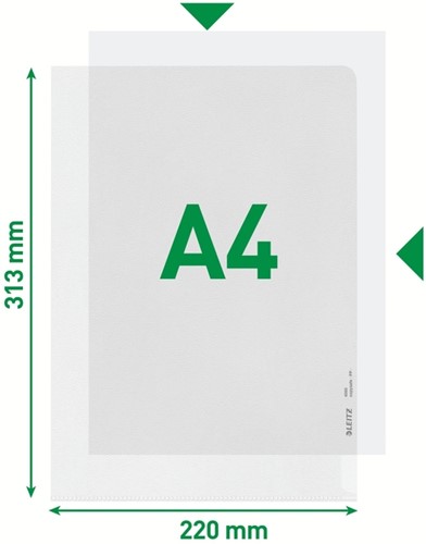 Insteekmap L-model Leitz Premium copy safe 0.17mm PP A4 transparant 100 stuks-7