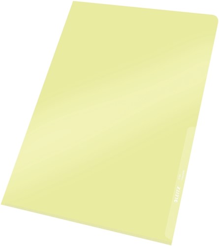 Insteekmap L-model Leitz Premium copy safe 0.15mm PVC A4 geel 100 stuks-4