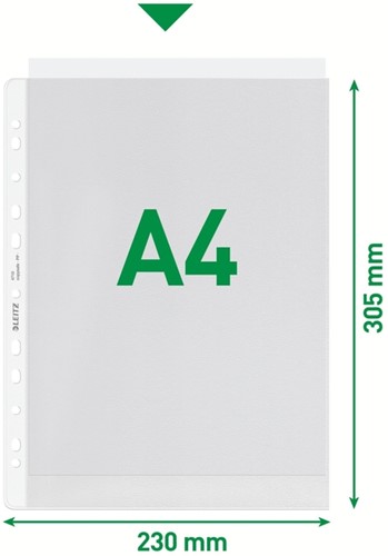 Showtas Leitz Premium copy safe 0.13mm PP A4 100 stuks-5