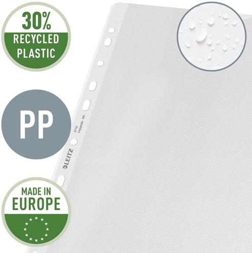 Showtas Leitz Premium copy safe 0.13mm PP A4 100 stuks-4