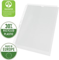 Showtas Leitz Premium links open 0.13mm PP A4 transparant 100 stuks-1