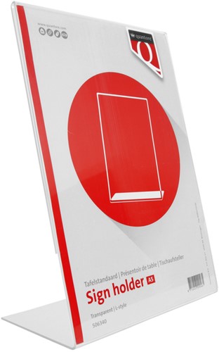 Kaarthouder Quantore A5 L-staand-7