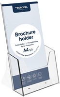 Folderhouder Europel 1/3 A4 transparant