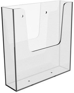 Folderhouder Europel wand A5 transparant-2
