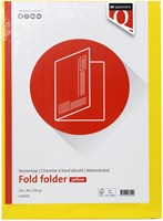 Vouwmap Quantore A4 ongelijke zijde 250gr geel-2