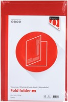 Vouwmap Quantore Folio ongelijke zijde 250gr rood-2