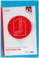 Vouwmap Quantore Folio ongelijke zijde 250gr blauw-2