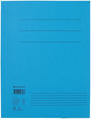 Dossiermap Quantore A4 250gr blauw
