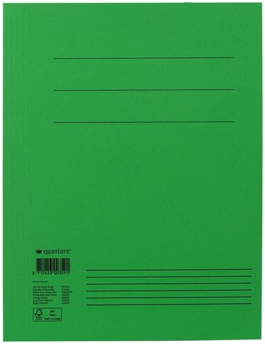 Dossiermap Quantore A4 300gr groen