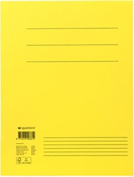 Dossiermap Quantore A4 300gr geel